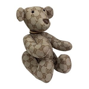 Gucci Monogram Teddy Bear